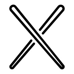 stick line icon