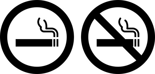 sign do not smoking here and allowed © Chathurika