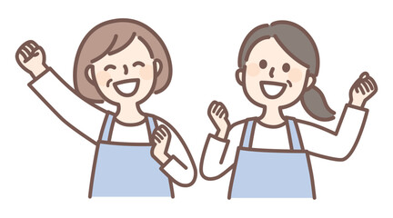 middle aged people with joy