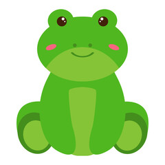 Cute Wildlife Diversity Character. Isolated Vector Illustration.
