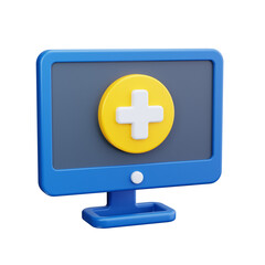 Obraz premium computer 3d render icon