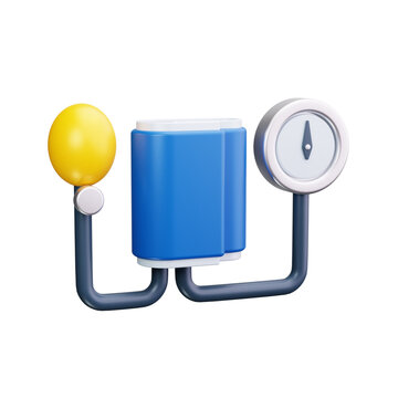 tensiometer 3d render icon