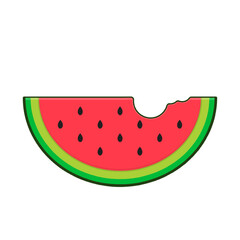 watermelon cartoon design for decoration