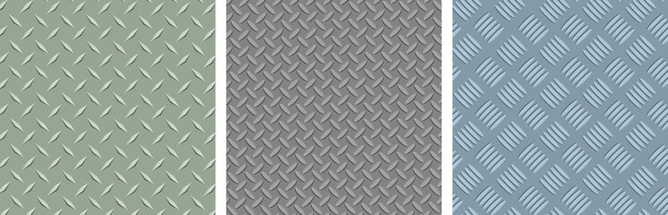 Pattern Metal Plate Vector Style