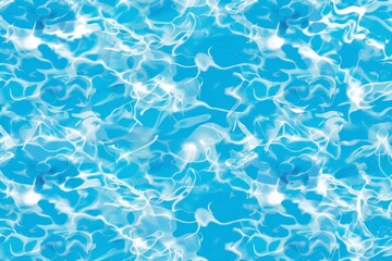 Obraz premium Delve into the mesmerizing visuals of a bright ocean water surface pattern, featuring a distinctive Y2K-inspired aesthetic and vivid hues