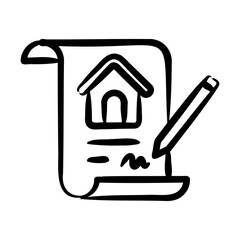 Real Estate Contract Icon