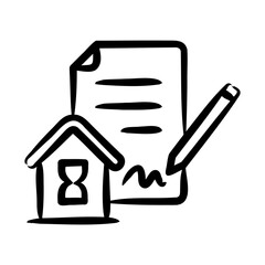 Rental Agreement Icon