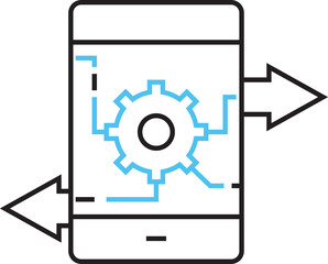 Smartphone Operation System Icon
