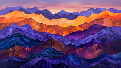 Radiant Rhapsody: The Vivid Dance of Nature's Canvas