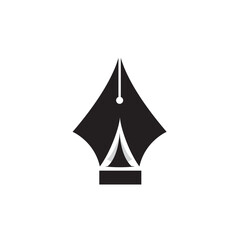Fototapeta premium camp art logo design icon illustration.