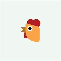 Chicken vector design illustration line art. Suitable for t-shirt, sticker, mascot, mug, etc. Eps 10