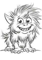 Obraz premium illustration of a cartoon dog