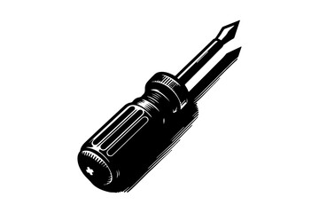 electric screwdriver, black and white electric screwdriver, new vector screwdriver logo 