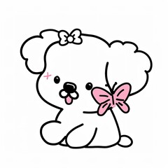 white flower on a white