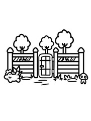 Obraz premium silhouette of a tree with gifts