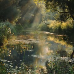 Fototapeta premium morning in the forest