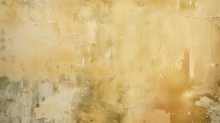 Rustic Textured Wall with Subtle Earth Tones Color Washing Technique. Aged effect. Palette of muted mustard Subtle variations in hue and tonality. High-resolution. Soft and layered finish.