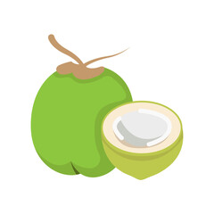 coconut icon design vector template