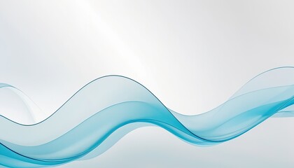 Obraz premium Abstract blue lines on a white background 