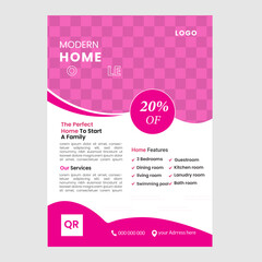 A bundle of 2 templates of different colors a4 flyer template,layout design.
Corporate creative colorful home sale flyer template design set, abstract  home sale 
flyer, vector template design,