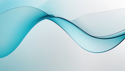 Abstract blue lines on a white background
