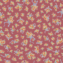 Naklejka premium Beautiful floral pattern perfect for textile design,