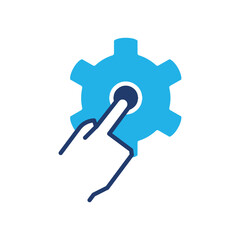 contack support solid icon vector design good for web and mobile app