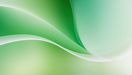 abstract green wave background