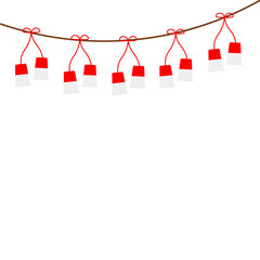 Indonesian Flag Hanging Decoration