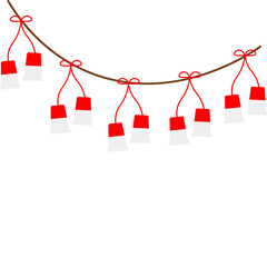 Indonesian Flag Hanging Decoration