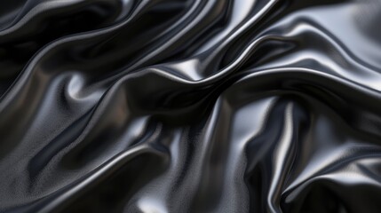 Obraz premium Close Up Texture of a Smooth Black Background