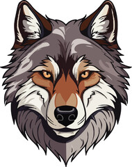 wolf head mascot
