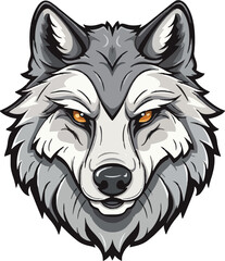 wolf head mascot