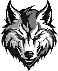 Fototapeta premium wolf head mascot