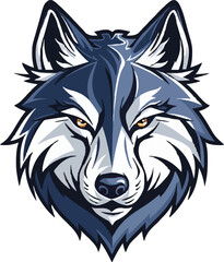 Fototapeta premium wolf head mascot