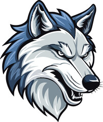 wolf head mascot
