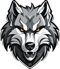 wolf head mascot