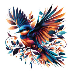 Obraz premium bird Free Vector and bird Illustration