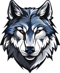 Fototapeta premium wolf head mascot