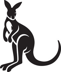 kangaroo icon illustration isolated vector sign symbol