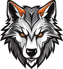 wolf head mascot
