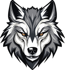 wolf head mascot