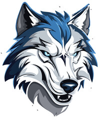 wolf head mascot