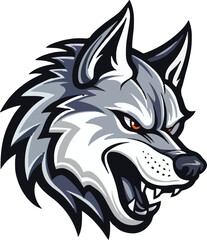 wolf head mascot