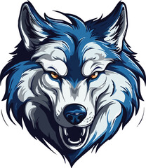 wolf head mascot