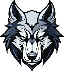 Obraz premium wolf head mascot