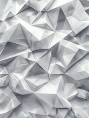 The image is a white background with a lot of triangles