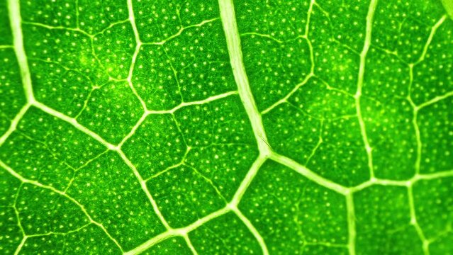 Behold the intricate beauty of okra leaves: a close-up reveals a world of vibrant greens, punctuated by intricate veins, a testament to nature's exquisite craftsmanship. Green background.

