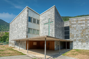 Obraz premium Viella is the capital of the Valle de Aran and head of the municipality of Viella y Medio Aran, in the province of Lerida. Spain