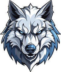 wolf head mascot